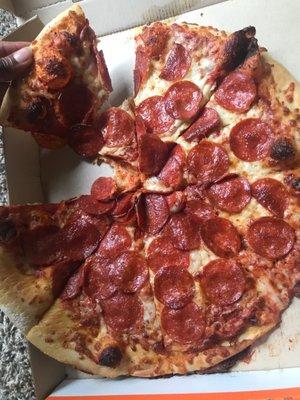 pepperoni 5$ pizza