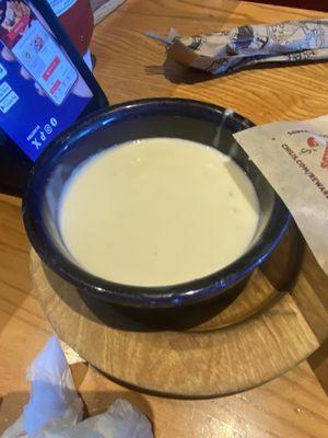 White Skillet Queso