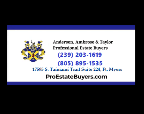 Anderson, Ambrose & Taylor Professional Estate Buyers