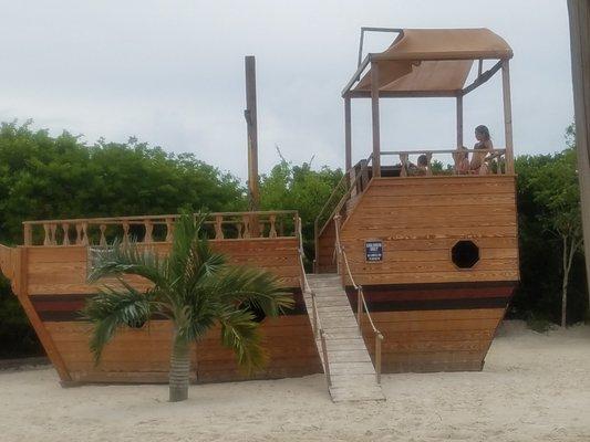 kids'play area at Half Moon Cay