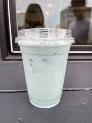 Blue Tea Latte (it's surprisingly great!)