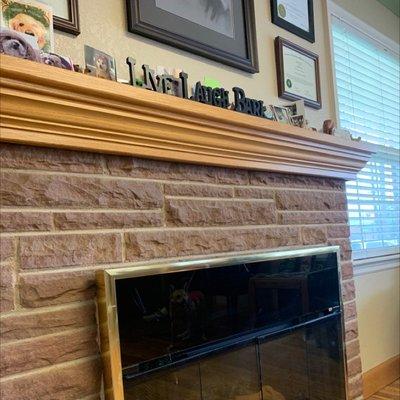 Waiting Room Fireplace