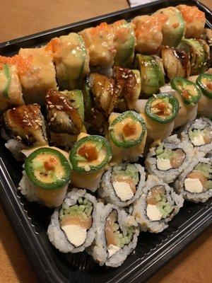 Whole lotta sushi