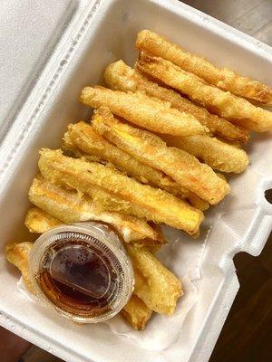 Tempura Shrimp & Veggies (all sweet potatoes)