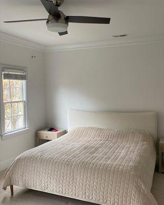 Interior bedroom repaint.