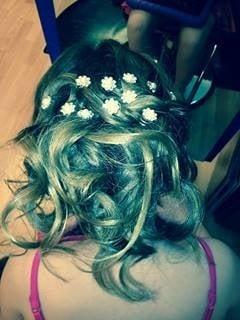 Updo for a flower girl by FRANCY