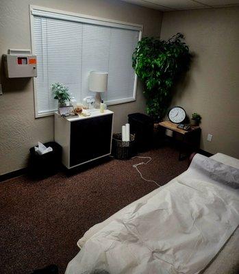 Massage and acupuncture room