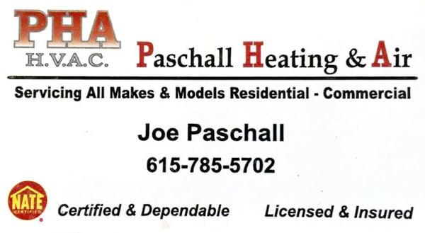 Paschall Heating & Air