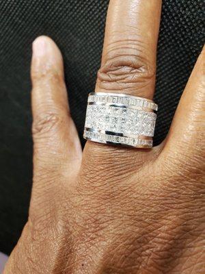 Wow!!!  What a custom ring.  Better than expected .