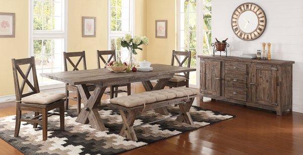 Stunning Rustic Dining provided by Slumber Discount Mattress & Furniture Store in Orange County