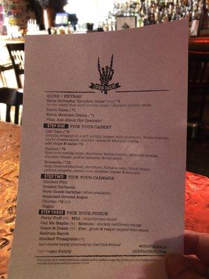 Menu (2/8/2018)