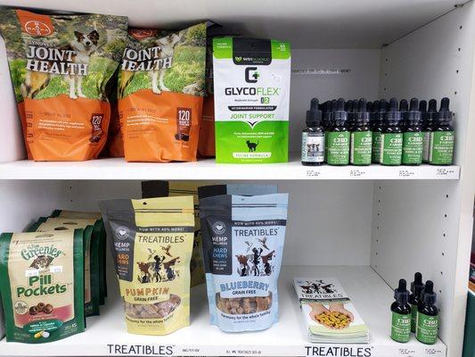 We provide CBD products and many other treats, supplies, joint supplements and much more.