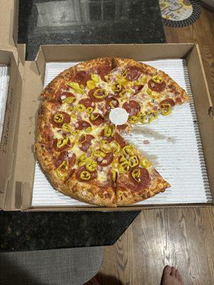 Pepperoni & jalapeno