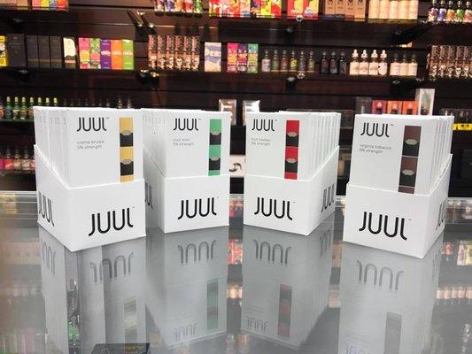 Juul Pods now available at our shop with the amazing 15-20% off ongoing sale.