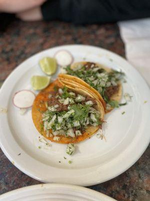 Birria tacos (w/o consommé)