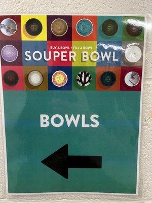 The Souper Bowl is an annual fund-raiser!