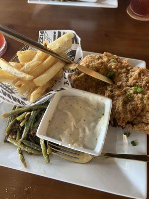 Friday special, chicken fried steak