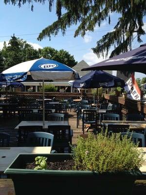 A view of our beautiful outdoor dining area!