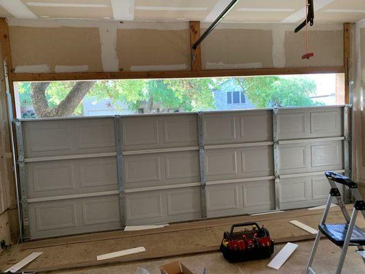 Installing new Garage Door