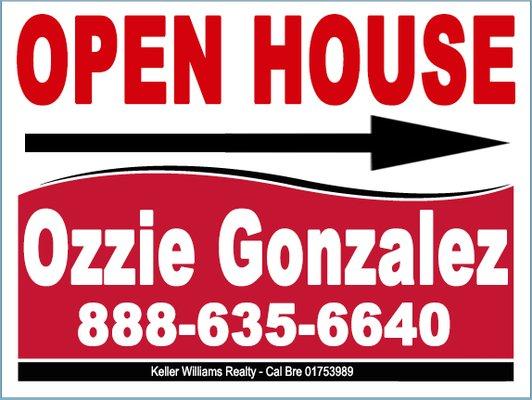 Ozzie Gonzalez Realtor Open House