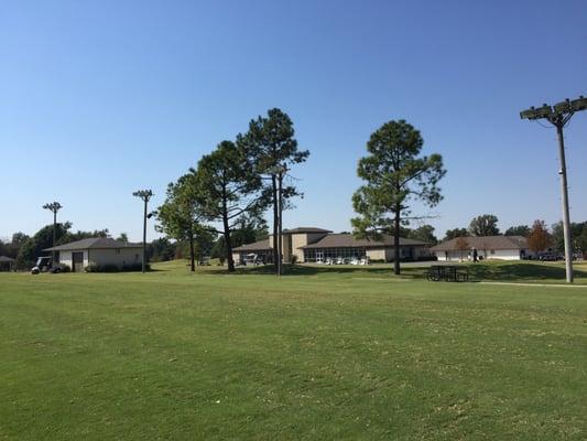 Clubhouse from the driving range