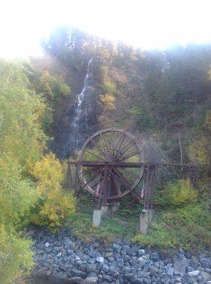 The Waterwheel in Autumn. Idaho Springs, Colorado