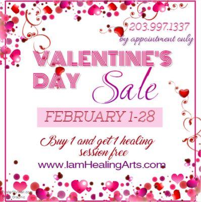 Valentine's day Sale! Buy 1 session and get another session for free.