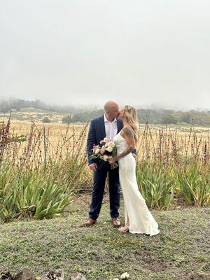 Dress after alterations on my wedding day