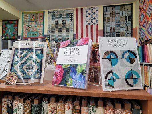 Quilting books.