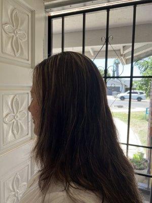 Huge holes, chopped front section, uneven highlights