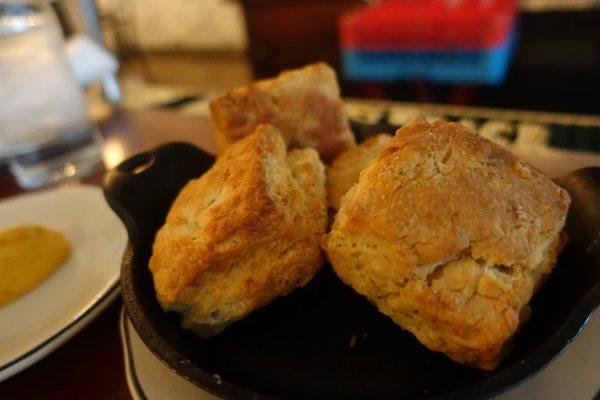 Sourdough Biscuits with Crab Fat Butter