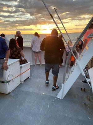 On the boat