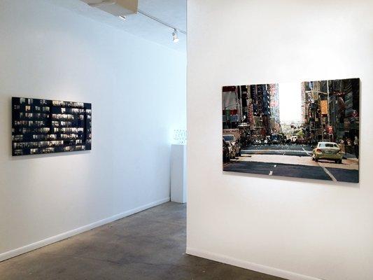 Works by Jean-Pierre Attal (France) and Ronald Dupont (Belgium), installation view at Waltman Ortega Fine Art