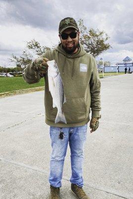 Caught this keeper striper with some live bait from Norm's a few months back! Pre-quarantine, lol.