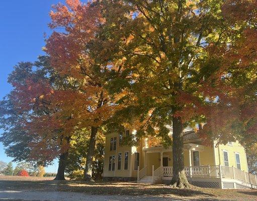 Sower House in the fall.