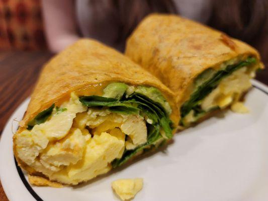 Avocado wrap w/ Egg