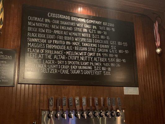 Beer list Nov 2021