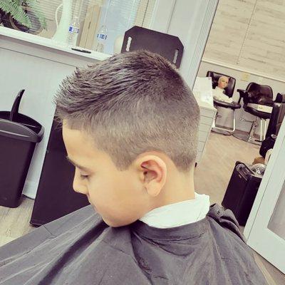 Kid hair cut