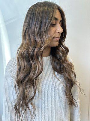 Balayage and haircut by Shelby