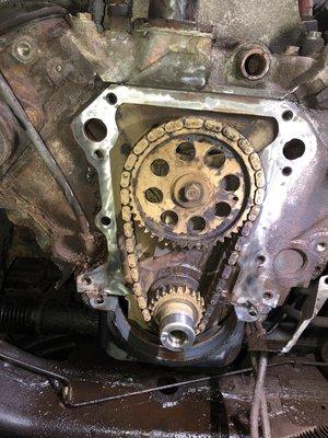 Timing cover replacement on Dodge Durango