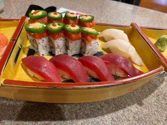 Light My Fire, Tuna Nigiri, White Tuna Nigiri