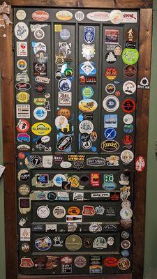 Standard brewery sticker collection.  Only St Augustine spot is ACB.  Gotta get me an Old Coast Ales sticker up there!