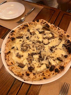 Mushroom Pizza with Truffles