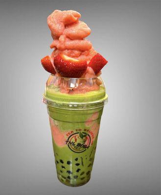 Matcha strawberry