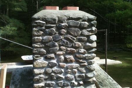 Another stone chimney