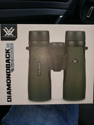 Vortex Diamondback HD 10x42mm binoculars.