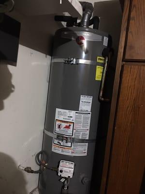 This was a Hard installation the water heater was in a tight area