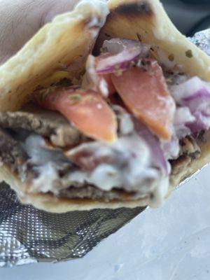 Gyro sandwich-good flavor!