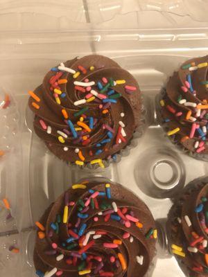 Egg and nut free chocolate birthday cupcakes! Thanks again!