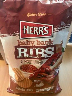 Baby Back Ribs Potato Chips